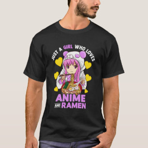 Bara en flicka som Kärlek Anime och Ramen Bowl Pan T Shirt