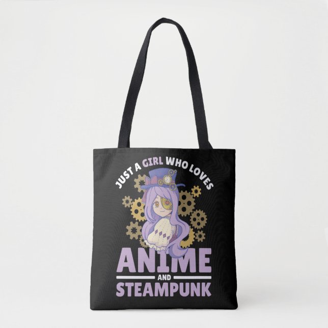 Bara en flicka som Kärlek Anime och Steampunk Tygkasse (Framsida)