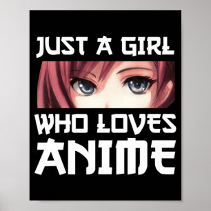 Bara en flicka som Kärlek Anime Poster