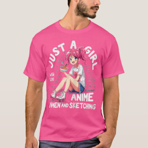 Bara en flicka som Kärlek Anime Ramen Sketching Dr T Shirt
