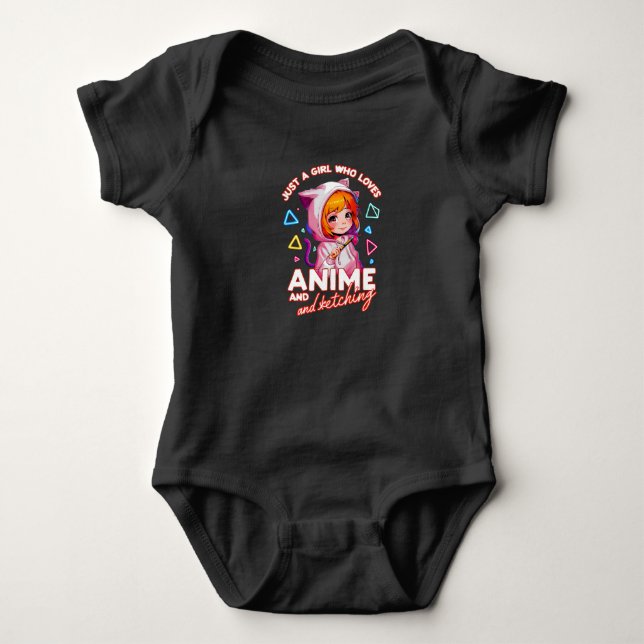 Bara en flicka som Kärlek Anime | T-shirt (Framsida)