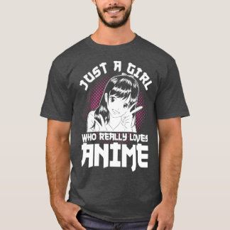 Bara en flicka som Kärlek Anime T Shirt