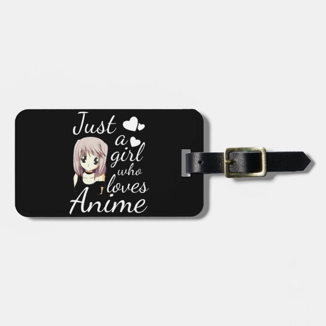 Bara en flicka som kärlek animerar en söt cosplay bagagebricka (Horisontell Framsida)
