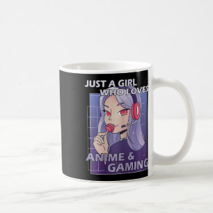 Bara en flicka som Kärlek animerar och spelar. Kaffemugg