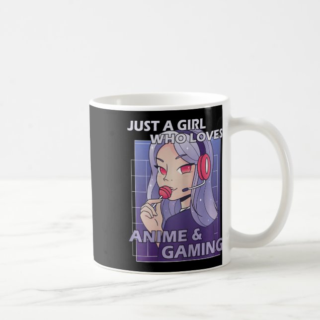 Bara en flicka som Kärlek animerar och spelar. Kaffemugg (Höger)