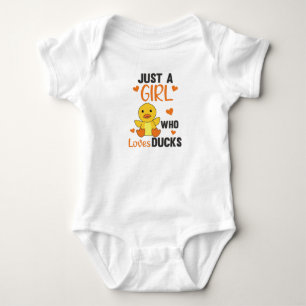 Bara en flicka som Kärlek Ankor - Cute Animals Ank T Shirt