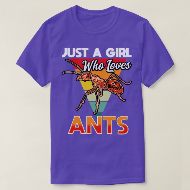Bara en flicka som Kärlek Ants T Shirt (Design framsida)