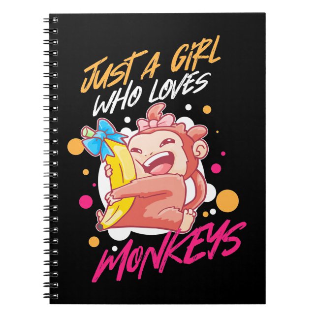 Bara en flicka som Kärlek apor Anteckningsbok (Framsidan)