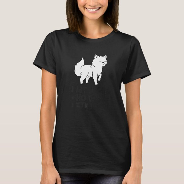 Bara en flicka som Kärlek arktiska rävar T Shirt (Framsida)