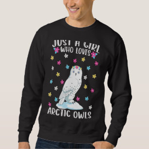 Bara en flicka som Kärlek Arktiska Ugglor är Uggla Lång Ärmad Tröja