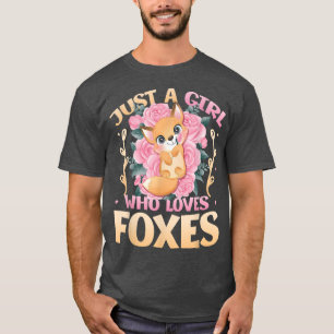 Bara en flicka som Kärlek äter för flickor T Shirt