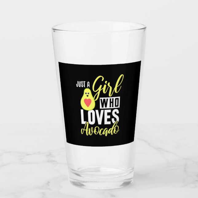 Bara en flicka som Kärlek Avocado Glaskopp (Framsida)