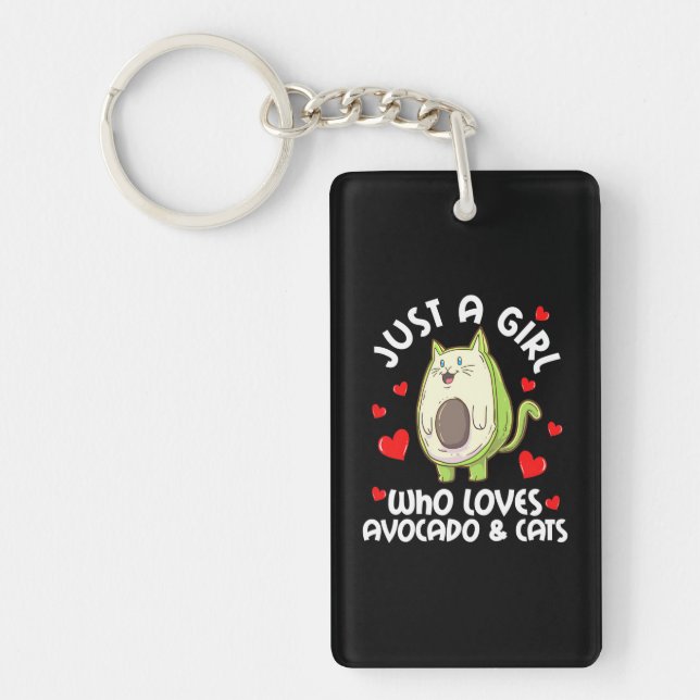 Bara en flicka som Kärlek avocado och katter (Framsidan)
