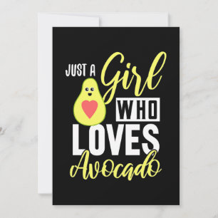 Bara en flicka som Kärlek Avocado Spara Datumet