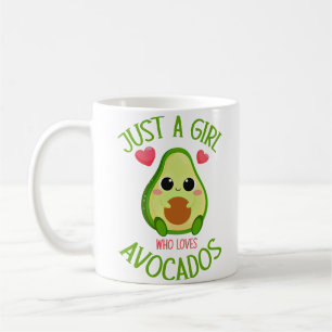 Bara en flicka som Kärlek Avocados Kaffemugg