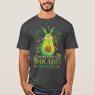 Bara en flicka som Kärlek Avocados och Bunnies Rab T Shirt