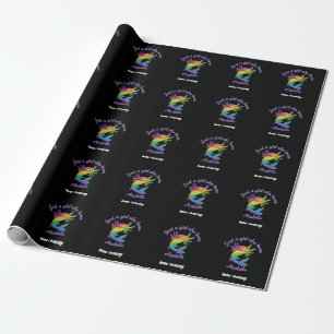 Bara en flicka som Kärlek Axolotls Cute Anpassade Presentpapper