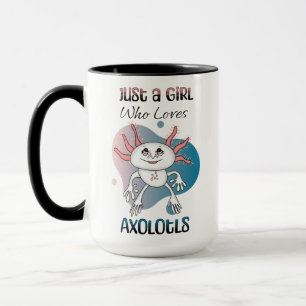 Bara en flicka som Kärlek Axolotls Mugg