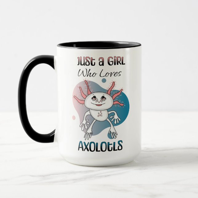 Bara en flicka som Kärlek Axolotls Mugg (Vänster)