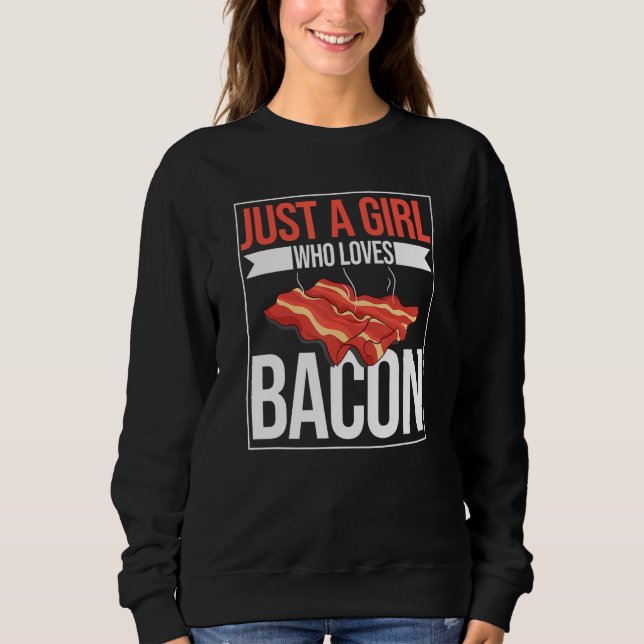 Bara en flicka som Kärlek Bacon Barbecue Grilling  T Shirt (Framsida)