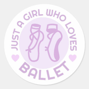 Bara en flicka som Kärlek Ballet, Gåsen för Dancer Runt Klistermärke