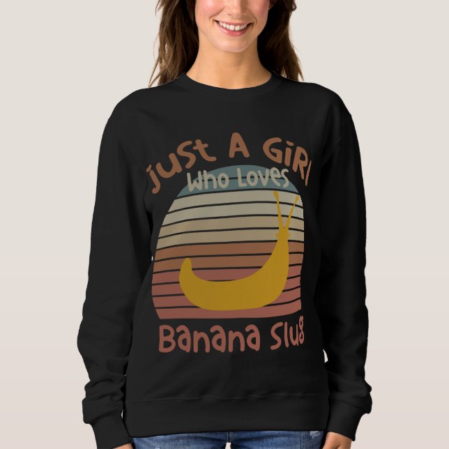 Bara en flicka som Kärlek Banana Slugs Banana Slug T Shirt (Framsida)