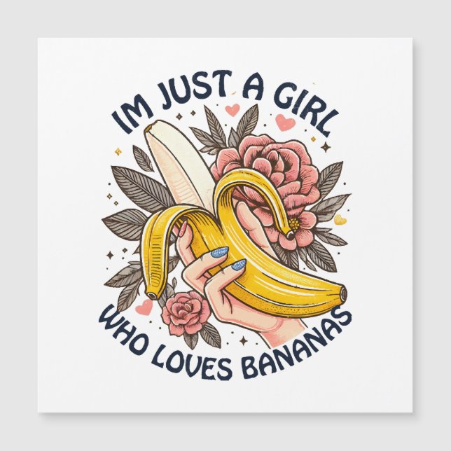 Bara en flicka som Kärlek Bananas (Framsida)