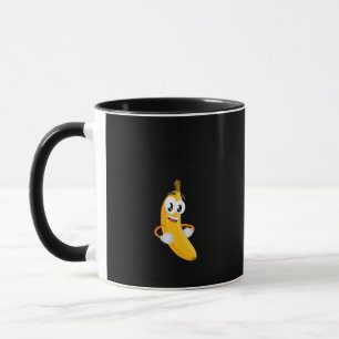 Bara en flicka som Kärlek Bananas klädbananer Mugg