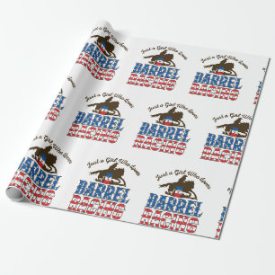 Bara en flicka som Kärlek Barrel Tävla Presentpapper