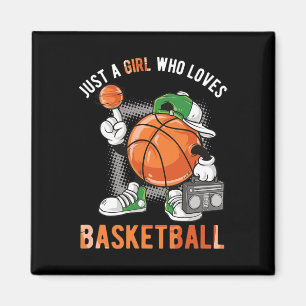 Bara en flicka som Kärlek Basketball 1 Magnet