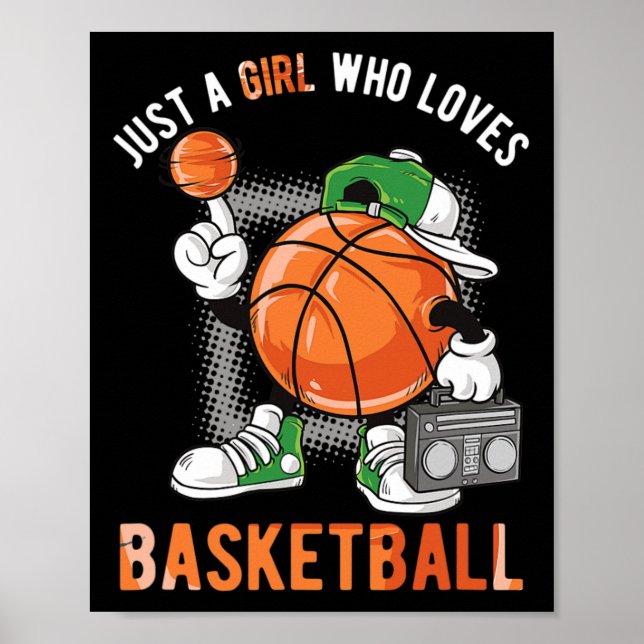 Bara en flicka som Kärlek Basketball 1 Poster (Framsidan)