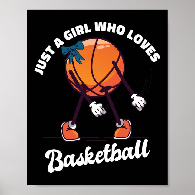 Bara en flicka som Kärlek Basketball - Basketball  Poster (Framsidan)