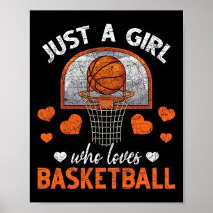 Bara en flicka som Kärlek Basketball Player Women  Poster