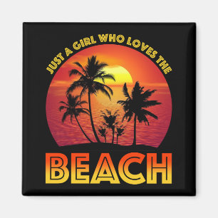 Bara en flicka som Kärlek Beach Magnet
