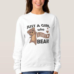 Bara en flicka som Kärlek Bears - Sweet Bear T Shirt