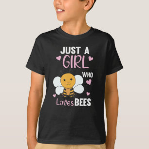Bara en flicka som Kärlek Bees Sweet Bees Honeybee T Shirt