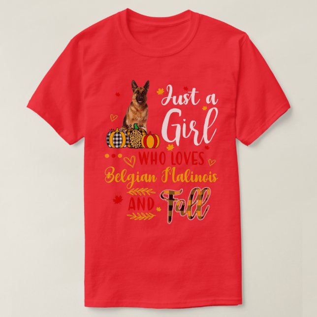 Bara en flicka som Kärlek belgisk Milionis och Fal T Shirt (Design framsida)