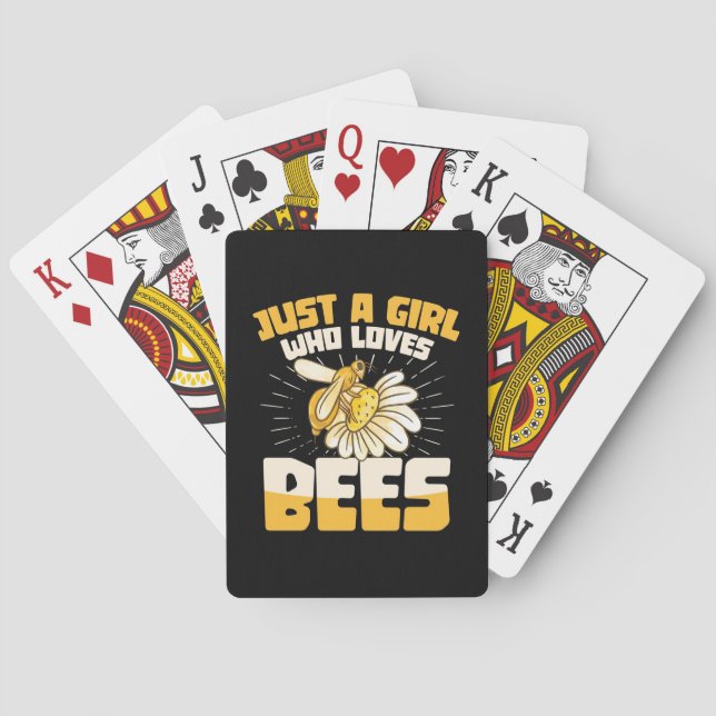 Bara en flicka som Kärlek bin Casinokort (Baksidan)