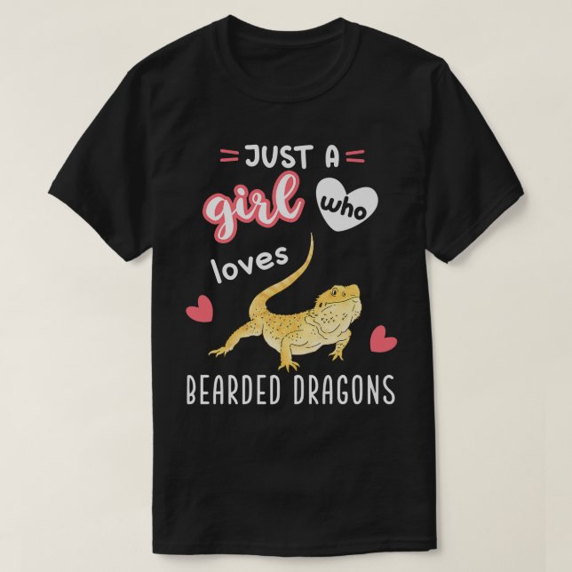 Bara en flicka som Kärlek bockade Dragons Premium  T Shirt (Design framsida)