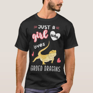 Bara en flicka som Kärlek bockade Dragons Premium T Shirt