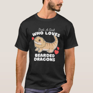 Bara en flicka som Kärlek bockade drakburkar Cute T Shirt