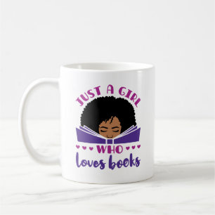 Bara en flicka som Kärlek Bokar African American Kaffemugg