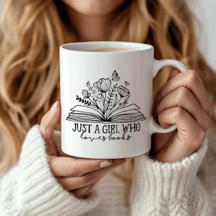 Bara en flicka som Kärlek Bokar Kaffemugg