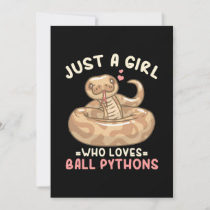 Bara en flicka som Kärlek Boll Python Spara Datumet