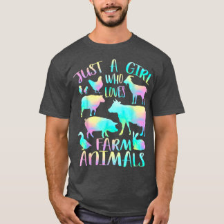 Bara en flicka som Kärlek Boskap - Kor Grisar-Goa T Shirt
