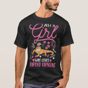 Bara en flicka som kärlek botade Dragons Girl T Shirt