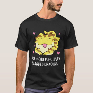 Bara en flicka som Kärlek botade Dragons Lizard Cu T Shirt