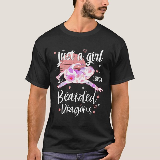 Bara en flicka som Kärlek botade drakmer Flower Li T Shirt (Framsida)