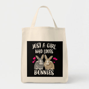 Bara en flicka som Kärlek Bunnies Bunny Älskare Tygkasse