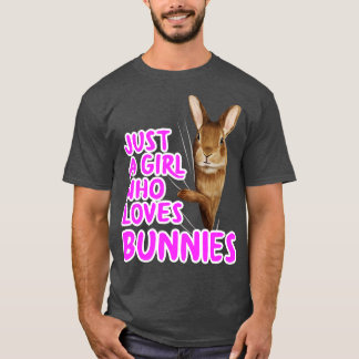 Bara en flicka som Kärlek Bunnies T Shirt